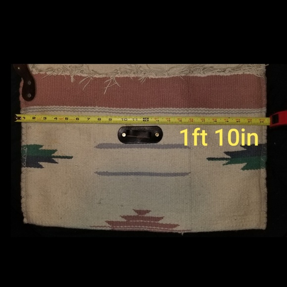 Aztec blanket style messenger bag, never been used - Picture 3 of 4